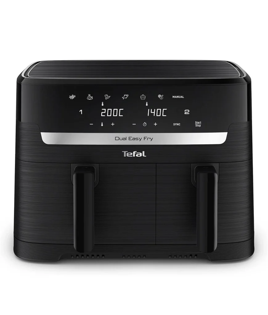 tefal dual easy fry essential air fryer ey901n dual air fryer australia